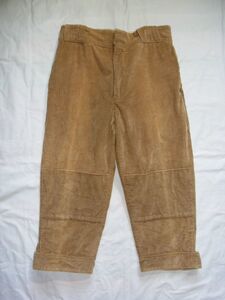 ☆美品・未着用☆ 70s ビンテージ Woolrich ウールリッチ 太畝 コーデュロイ クロップド パンツ 実寸W31 ☆USA古着 TALON42 ダブルニー 80s