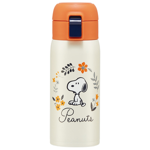 ☆ SNOOPY ☆ ステンレスワンタッチボトル 350ml STOT3 スケーター 水筒 キッズ ワンタッチ 350ml ステンレスボトル マグボトル