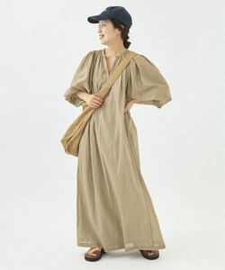 ☆美品☆ Plage プラージュ シアーワンピース ロングワンピース マキシ丈 ドゥーズィエムクラス