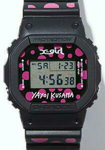 草間彌生 XGIRL　YAYOI KUSAMA G-SHOCK DW-5600　腕時計　X-GIRL