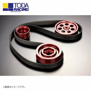 TODA レーシング 軽量フロントプーリーKIT エアコン無し シビック FD2 K20A TYPE R