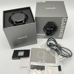 GARMIN fenix 7 Sapphire Dual Power Ti Carbon Gray DLC / Black 010-02540-29 スマートウォッチ フェニックス 7 ガーミン 本体