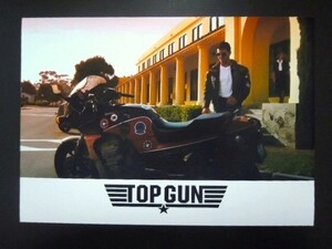 A4 額付き ポスター TOP GUN トップガン GPZ900R カワサキ バイク 映画 