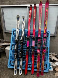 K3051 スキー 板 セット バインディング FISCHER ROSSIGNOL まとめ売り 3点