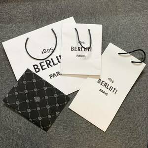 BERLUTI ベルルッティ 紙袋 ショッパー ショップ袋 手提げ袋 セット まとめ カタログ 付属品 管理RY148