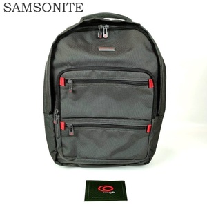 未使用 SAMSONITE サムソナイト リュック バックパック ナイロン グレー バッグ 鞄 メンズ ブランド USA A4収納可能 ビジネス