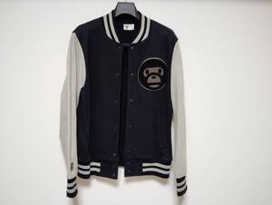 BABY MILO バナナジャケット スウェット S A BATHING APE スウェットスタジャン BAPE マイロ ベイビーマイロ ベビーマイロバナナスタジャン