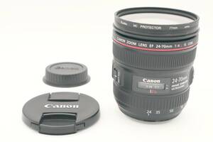 【美品 & 動作確認済】CANON キャノン EF24-70mm F4L IS USM