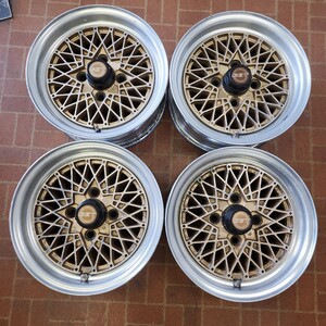 深リム 旧車 当時物 メッシュGET　14インチ　6J+20　4H-114.3　中古