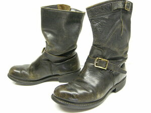 茶芯■サイズ6.5EE(24.5-25cm)■1950s-1960s KNAPP BROTHERS SHOEナップブラザーズシューVINTAGEビンテージENGINEER BOOTSエンジニアブーツ