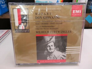 緑1｜新品未開封！★ 3CD / EMI CLASSIC(made in Holland) ★MOZARTモーツァルト：DON GIOVANNI｜フルトヴェングラーWilhelm Furtwangler,