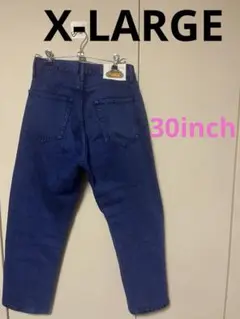 X-LARGE ワイドデニムパンツ 30inch