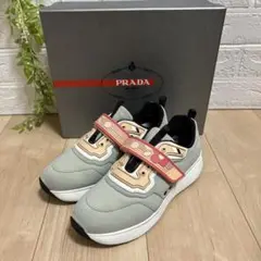 【美品】PRADA プラダ プラダスポーツ スニーカー　厚底　ベルクロ