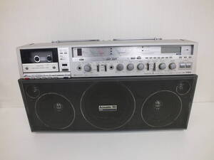 ラジオOK ラジオカセットデッキ 2バンド 大型ラジカセ レトロ 2BAND STEREO RADIO CASSETTE RECORDER AIWA アイワ 激安1円スタート