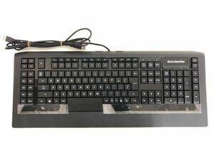 動作ok SteelSeries APEX 64155 ゲーミングキーボード 有線式(USB-A) 本体のみ / スティールシリーズ エイペックス う307a