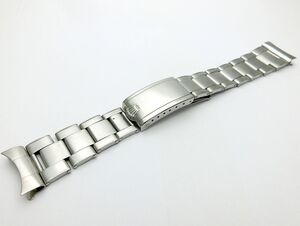 1000円スタート 腕時計用ベルト ROLEX ロレックス エクステンションリベットブレス 3連 3折バックル 王冠 FF64 部品/パーツ類 10 H244