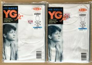 GUNZE グンゼ YG Jr. タンクトップ Tシャツ 2枚セット 【 新品 未開封 】昭和レトロ ジュニア ボーイズ下着 肌着 男児 アンダーウェア