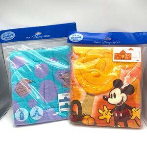 【未使用品/まとめ売り】 Tokyo Disney RESORT 東京ディズニー　フード付きタオル モンスターズインク ミッキー 2点セット 