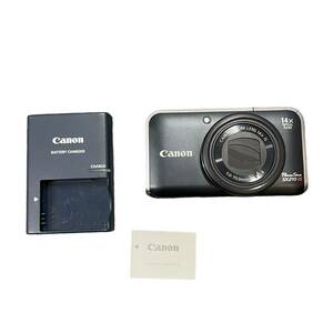 【中古品】 Canon キヤノン コンパクトデジタルカメラ PowerShot SX210 IS ブラック デジカメ 充電器付き 箱無し smL861RO