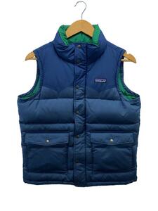 patagonia◆ダウンベスト/XS/ポリエステル/BLU/無地/885657060047