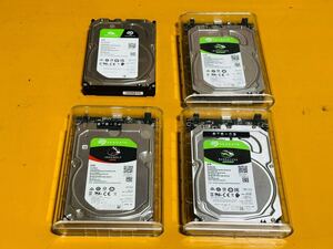 Seagate HDD ハードディスクドライブ SATA 8TB BarraCuda 動作未確認 4点まとめ