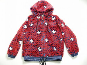 S(ゆったりめ)新品モンクレールGRENOBLE ZIP UP CARDIGANフェイクファーパーカー/フェイクファージャケット/レディースMONCLERグルノーブル