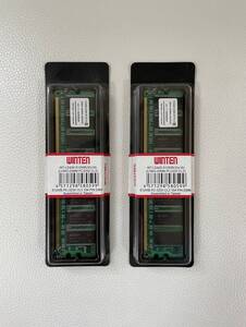 ♪送料無料　新品　デスクトップPC用　増設・内蔵メモリ　ウィンテン　WINTEN WT-LD400-512MB(32×16) 512MB PC-3200 CL3 184 PIN DIMM♪