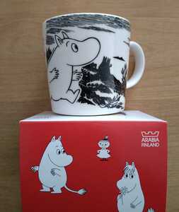 未使用バーコードシール付 アラビア ARABIA ムーミンマグ アドベンチャー イッタラ iittala マグカップ MOOMIN 廃盤 ムーミン