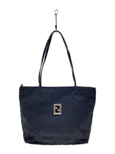 FENDI◆トートバッグ/ナイロン/BLK/ズッカ柄