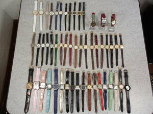 レディース腕時計 大量 50点セット まとめ SEIKO/CITIZEN/OROENT/KENZO PARIS/Nivada/CABANE de ZUKKA/ALLESANDRA OLLA インボイス可 1125