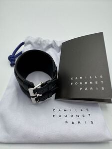 未使用品 カミーユフォルネ ブレスレット ヴォーリス ブラック camille fournet カミーユ フォルネ 財布 ベルト 時計ベルト 