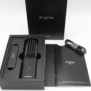 【美品】Brighte ELEKI BRUSH BRT-FS145 ブラック 美顔器 EMS フェイスケア ブライト エレキブラシ 本体