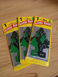 Little trees リトルツリー ブラックフォレスト 廃盤 希少 エアフレッシュナー USDM JDM Littletrees 在庫多数 black Forest 芳香剤 3枚入