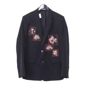 DIOR HOMME ヴァニタステーラードジャケット サイズ46 ブラック ディオールオム Vanitas jacket 17SS