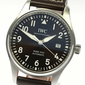 IWC SCHAFFHAUSEN IW327003 パイロット・ウォッチ・マーク XVIII アントワーヌ・ド・サンテグジュペリ 自動巻き メンズ 箱・保証書_807364