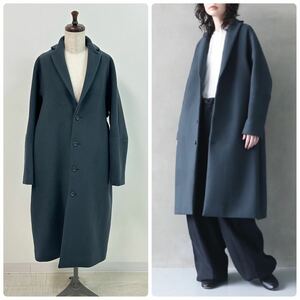 23aw 2023 suzuki takayuki スズキタカユキ tailored-collar coat A241-23 テーラード カラー コート 日本製 サイズ 1 定価99.000円 610