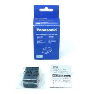 006b 未使用? 動作未確認 ジャンク Panasonic 純正 VW-VBT190 リチウムイオンバッテリー ビデオカメラ