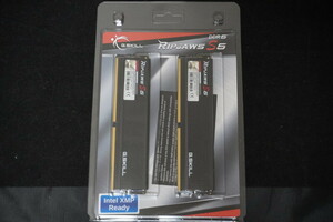 G.Skill DDR5 メモリ / F5-6000J3238G32GX2-RS5K [Ripjaws S5 64GB (32GBx2) DDR5 6000MHz CL32-38-38-96 1.40V Bk]