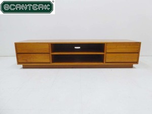 ■SCANTEAK スキャンティーク■FISKE チーク材 テレビボード AVボード 幅180cm