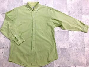 美品　 XL　BROOKSBROTHERS ブルックスブラザーズ 長袖シャツ ギンガムチェック　黄緑