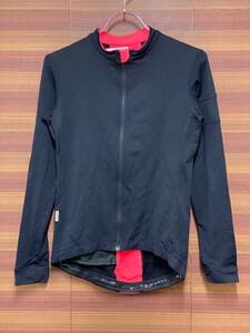 II583 ラファ Rapha LONG SLEEVE SOUPLESSE JERSEY 長袖 黒 S 裏起毛