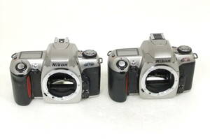 フィルム・ニコン Nikon ニコン U 銀ボディ ２台とも動くジャンク D042