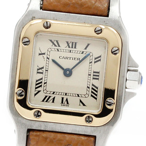 カルティエ CARTIER W200124D サントスガルベSM クォーツ レディース _861936