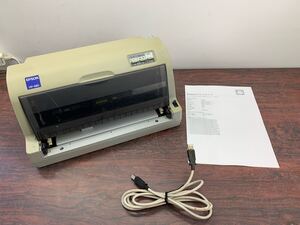 X407)EPSON エプソン 小型ドットインパクトプリンター VP-930 USB接続/A4/単票/連帳/宅配便 (乙2)