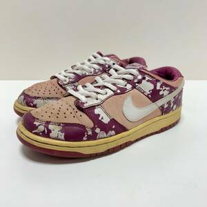 NIKEナイキWMNS DUNK PREMIUM SPLATTER スプラッター ダンクロー スニーカー US7.5 24.5cm 305980-610 305979-061