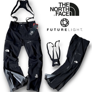 新品 THE NORTH FACE ノースフェイス 定価7.9万 フューチャーライト 防水透湿 ストレッチ サスペンダー付き アルパインパンツ L ◆B3378