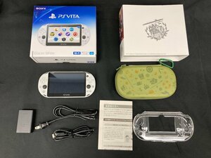 SONY ソニー PSVITA Wi-Fiモデル グレイシャーホワイト 艦これ改 PCH-2000 付属品 箱付き 初期化済み【CEBB8037】