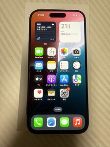 Apple iPhone 15pro 512GB SIMフリー ブラックチタニウム