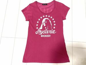 HYSTERIC GLAMOUR ヒステリックグラマー 　両面 ガール柄　ヒスガール　Ｔシャツ 　美品　　人気　 NO12987