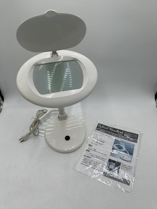 t0503 インバータスタンドルーペ 拡大鏡 ライト付き Magnifier Lamp 8092 AC100V 50/60Hz 12W